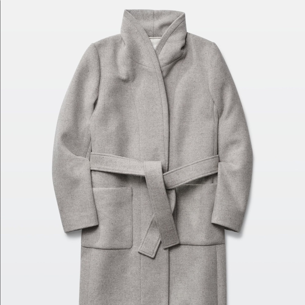 -SOLD- Wilfred Aubertin wool-cashmere coat - Picture 4 of 9
